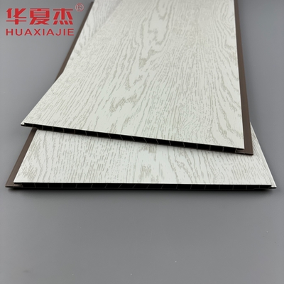 Best Selling Laminated White  Pvc Wall Panel Simulated Wood Grain Pvc Ceiling Decor Panel For Apartment