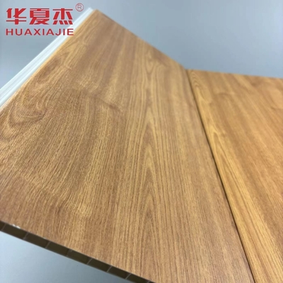 Wholesale Nature Wood Color Waterproof Wall Pvc Panel Building Decoration Material