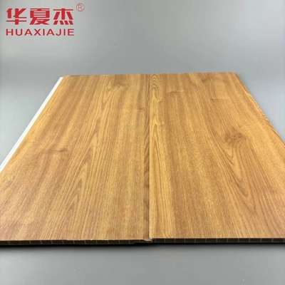 Wholesale Nature Wood Color Waterproof Wall Pvc Panel Building Decoration Material