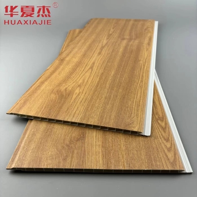 Wholesale Nature Wood Color Waterproof Wall Pvc Panel Building Decoration Material