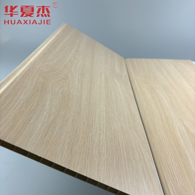 Modern Design Oak Color Pvc Wall Panel U-shaped Pvc Interior Panel Moisture Proof Building Material