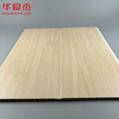 Modern Design Oak Color Pvc Wall Panel U-shaped Pvc Interior Panel Moisture Proof Building Material