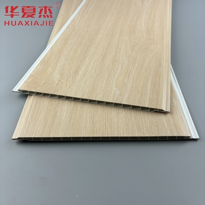 Modern Design Oak Color Pvc Wall Panel U-shaped Pvc Interior Panel Moisture Proof Building Material