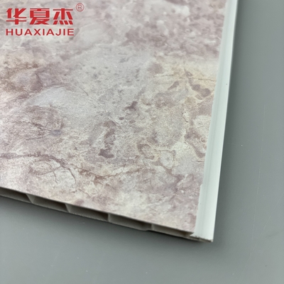 Durable Pearlescent Hot Stamping Pvc Wall Panel Prink Marble Decoration Panel For Wall Pvc Residential Decor