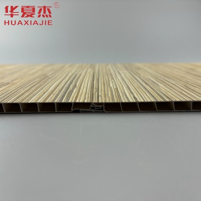 Modern Design Wood Grains Pvc Wall Panel Laminated Surface Ceiling Panel Decoration For Home Interior And Exterior