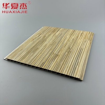 Modern Design Wood Grains Pvc Wall Panel Laminated Surface Ceiling Panel Decoration For Home Interior And Exterior