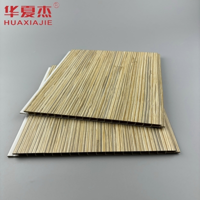 Modern Design Wood Grains Pvc Wall Panel Laminated Surface Ceiling Panel Decoration For Home Interior And Exterior