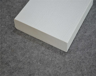 Flat / Utility PVC Trim Board , White Vinyl Cellular PVC Trim For Decoration