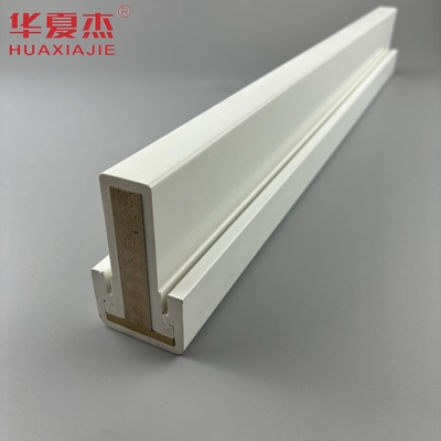 Wholesale New Product Wpc Mullpost LVL Reinforce Wpc Door Frame Pvc Door Jamb  Building Decoration