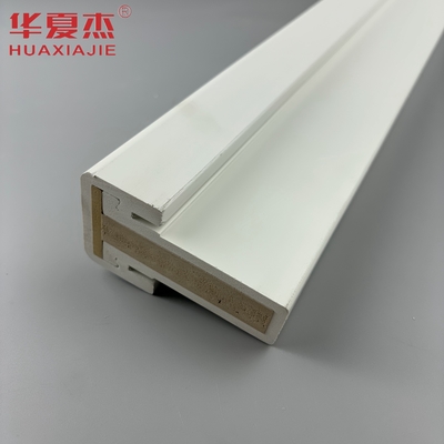 Wholesale New Product Wpc Mullpost LVL Reinforce Wpc Door Frame Pvc Door Jamb  Building Decoration