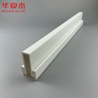 Wholesale New Product Wpc Mullpost LVL Reinforce Wpc Door Frame Pvc Door Jamb  Building Decoration