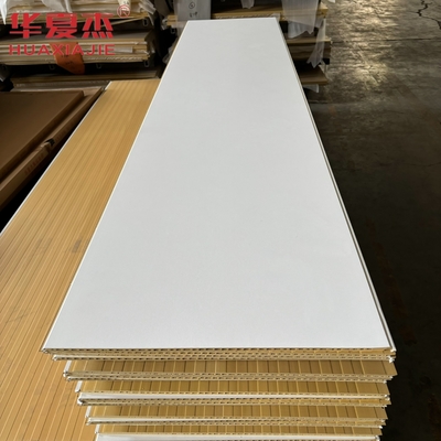 High Quality White Wpc Wall Panel 600x9mm Laminated Wpc Board Waterproof Decoration Material
