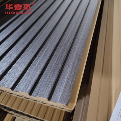 Hot Sale Wpc U-shaped Wall Panel Dark Laminated Wpc Ceiling Panel Interior And Exterior Decor