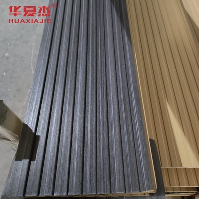 Hot Sale Wpc U-shaped Wall Panel Dark Laminated Wpc Ceiling Panel Interior And Exterior Decor