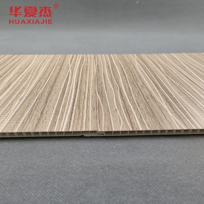 Modern Design Laminated Pvc Wall Panel 250x5mm Pvc Wooden Grains Panel For Living Room Decor