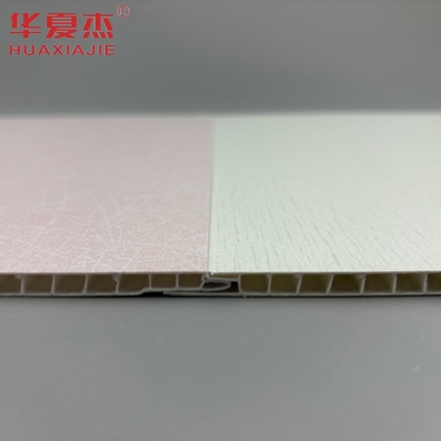 Hot Stamping Pink Store Pvc Wall Panel High Gloss Surface Pvc Ceiling Panel Indoor Decoration Hotel
