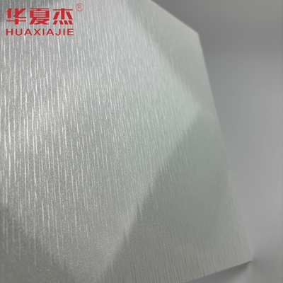 Hot Stamping Pvc Wall Panel Grey Baseboard With Silver Metallic Pattern Ceiling Panel Pvc For Living Room Decoration