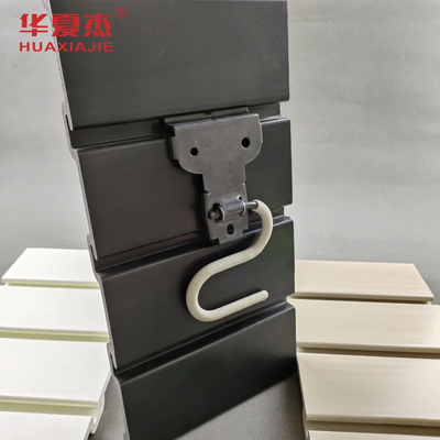 Smooth Surface PVC Slatwall Panels With Fire Resistance And Easy Installation