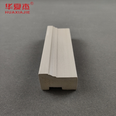 Wood Grain Wpc Brick Mold Wpc Door Frame Wpc Foam Moulding Indoor Decoration