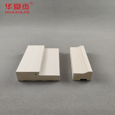 Wood Grain Wpc Brick Mold Wpc Door Frame Wpc Foam Moulding Indoor Decoration
