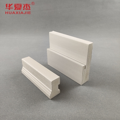 Wood Grain Wpc Brick Mold Wpc Door Frame Wpc Foam Moulding Indoor Decoration