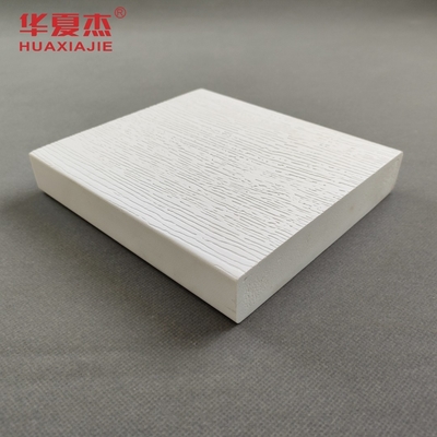 Wooden Pattern PVC Plank White Color Pvc Moulding For Building Decoration