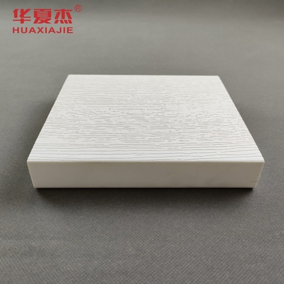 Wooden Pattern PVC Plank White Color Pvc Moulding For Building Decoration