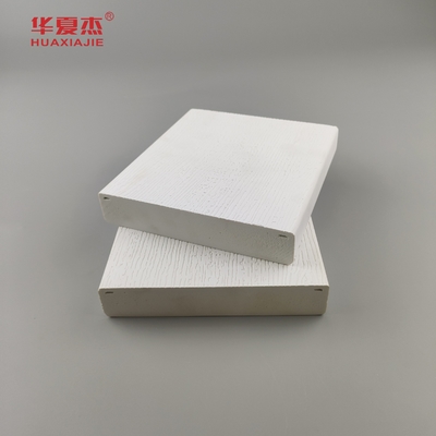 Wooden Pattern PVC Plank White Color Pvc Moulding For Building Decoration