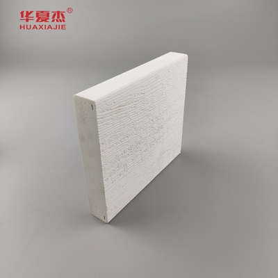 Wooden Pattern PVC Plank White Color Pvc Moulding For Building Decoration