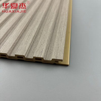 customized wpc wall panel laminated fluted wpc board home decoration