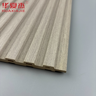 customized wpc wall panel laminated fluted wpc board home decoration