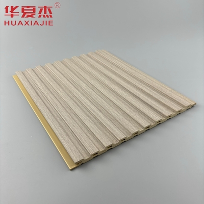 customized wpc wall panel laminated fluted wpc board home decoration