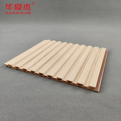 customized wpc wall panel laminated fluted wpc board home decoration