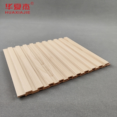 customized wpc wall panel laminated fluted wpc board home decoration