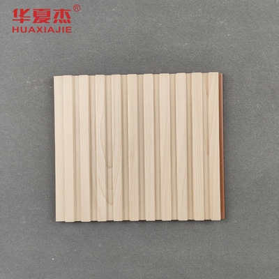 customized wpc wall panel laminated fluted wpc board home decoration