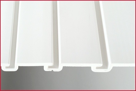 Customized Length PVC Slatwall with Excellent Fire Resistance 4ft and 8ft Ready to Ship