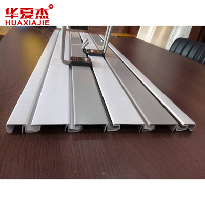 Excellent Moisture Resistance PVC Slatwall Panels Easy Installation Smooth Surface is Smooth