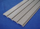 Foam PVC Slatwall Panel Slat Panel Cold Grey Garage Wall Panel