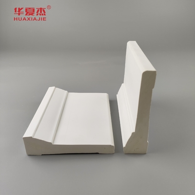 white pvc skirting waterproof pvc baseboard easy to clean
