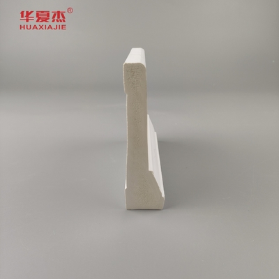 white pvc skirting waterproof pvc baseboard easy to clean