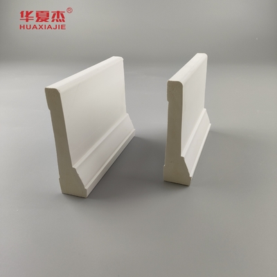 white pvc skirting waterproof pvc baseboard easy to clean