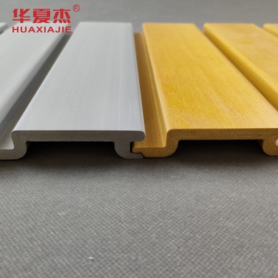 300mm X 17mm PVC Slatwall Panels With Customized Length And Excellent Impact Resistance