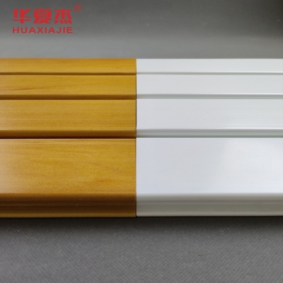 High Durability PVC Slatwall In Customized Lengths Of 4ft And 8ft