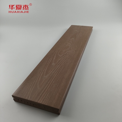outdoor waterproof wpc decking wood grains anti-uv durable material
