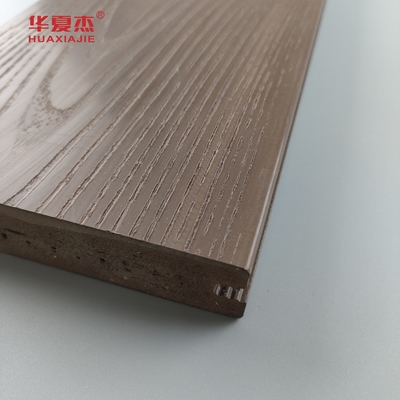 outdoor waterproof wpc decking wood grains anti-uv durable material