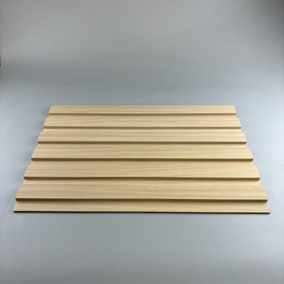 Durable wpc laminated wall panel fluted indoor wall panel decoration wpc