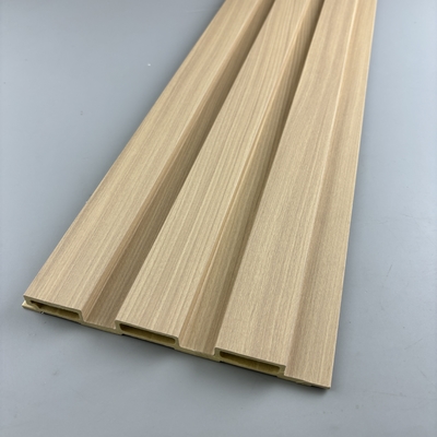 Durable wpc laminated wall panel fluted indoor wall panel decoration wpc