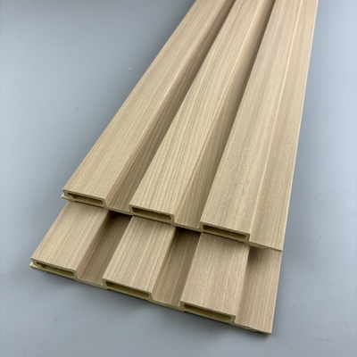 Durable wpc laminated wall panel fluted indoor wall panel decoration wpc