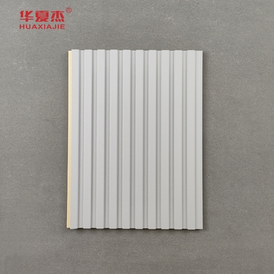 wpc fluted wall panel grey color wpv indoor wall decoration panels waterproof