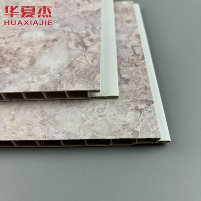 Durable Pearlescent Hot Stamping Pvc Wall Panel Prink Marble Decoration Panel For Wall Pvc Residential Decor